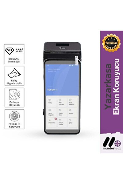 MundesTech Hugin S1 Yazarkasa Pos Ekran Koruyucu - Darbeye Dayanıklı 9H Nano ...