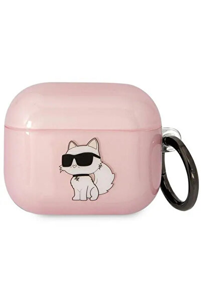 Karl Lagerfeld KLA3HNCHTCP Airpods 3 cover pink/pink Ikonik Choupette
