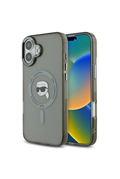 Karl Lagerfeld Husa pentru iPhone 16 Plus - IML MagSafe (KLHMP16MHLSKIK) - Ka...