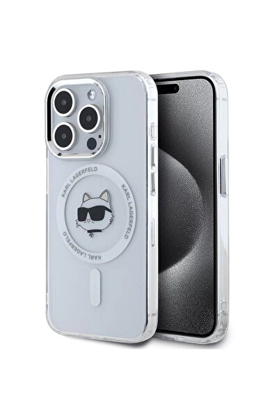 Karl Lagerfeld Husa pentru iPhone 15 Pro Max - IML MagSafe (KLHMP15XHLSCHH) -...