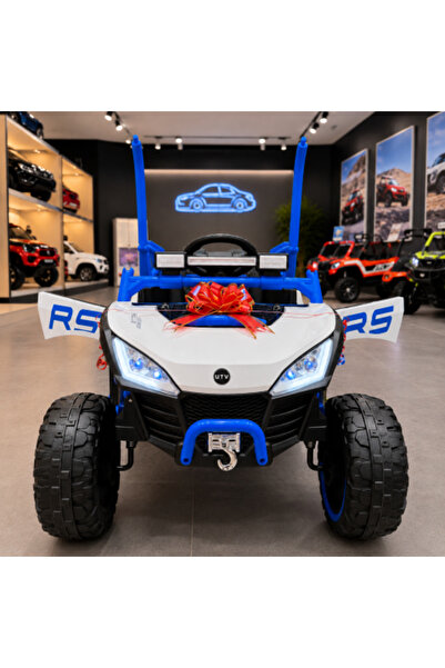 Bebelul Buggy electric RS Off-Road pentru copii, 12V 7Ah, 4 motoare 25W, tele...