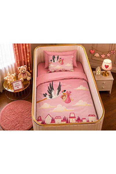 Fabeteks Stork Be Baby Single Digital Baby Bedding Set