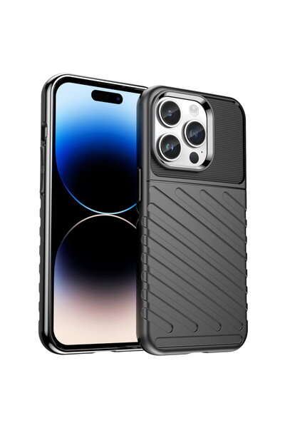 Hurtel Carcasă blindată Thunder Case pentru iPhone 14 Pro Max, neagră