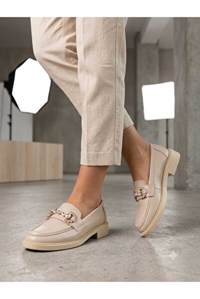 ESPEDA Comfortable and Stylish Laofer Shoes Stone Daily Orthopedic Insoles
