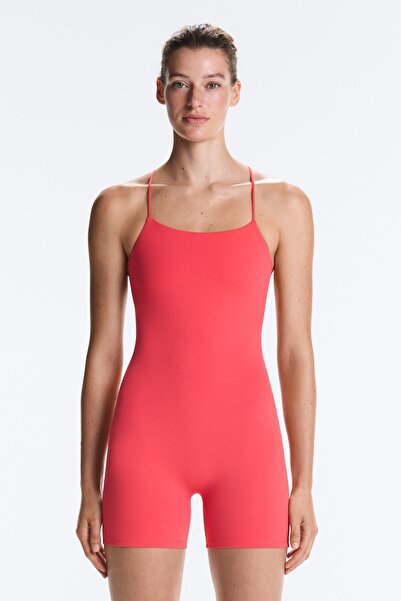 Oysho Comfortlux çapraz askılı kısa tulum