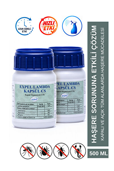 EXPEL Lambda Kapsül Cs 50 Ml. 2 Adet
