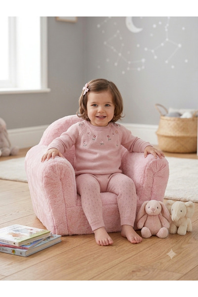 BuMeria Bebek Koltuğu, Çocuk Koltuğu Peluş Kumaş, Bebek Tekli Berjer