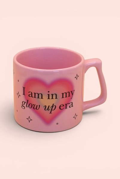 Cool Stuff Glow up Era Pink Mug