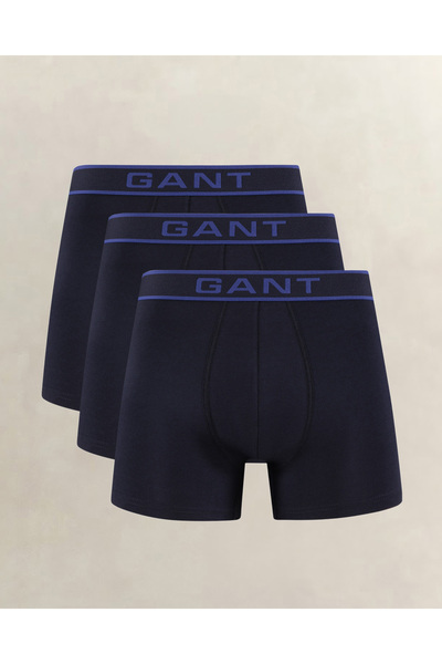 Gant Erkek Lacivert Düz Boxer