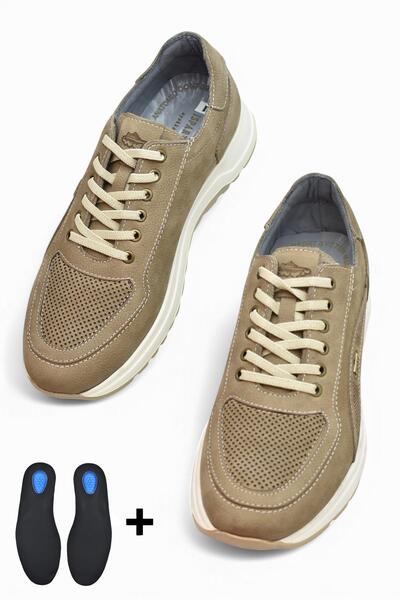 ISPARTALILAR Tab5325 Orthopedic Sole Genuine Leather Men's Shoes Casual Sport...