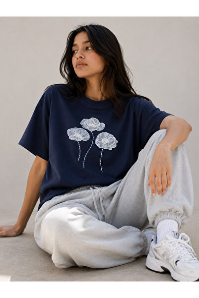 Victor and Jane Girls’ Oversized Graphic T-Shirt – “Copacabana Beach” Front &...