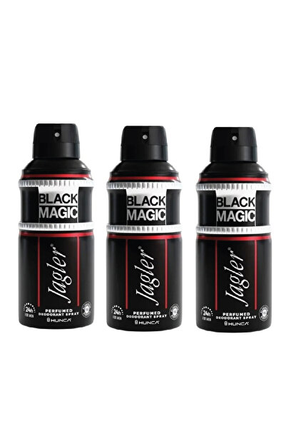 Jagler Black Magic 150 ml Erkek Deodorant MAGİCDEO3 3 Adet