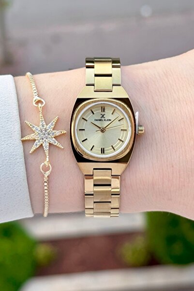 Daniel Klein Kadranı Sarı Kordonu Sarı Renk 24 Ay Garantili 22,5 Mm Kadın Kol...