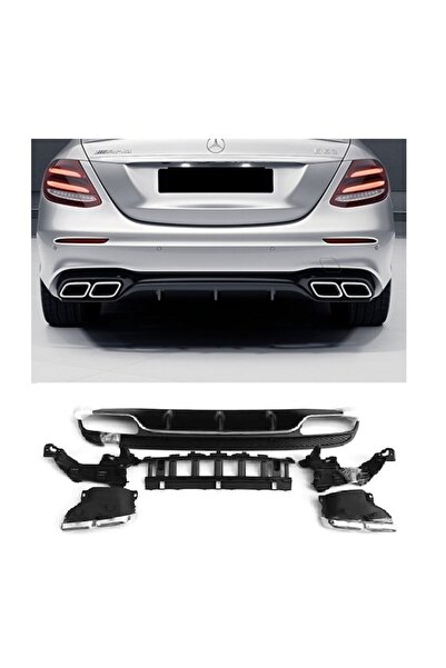 autogp Mercedes w213 e63 arka tampon difüzör ve egzoz ucu seti amg 2016 / 2019