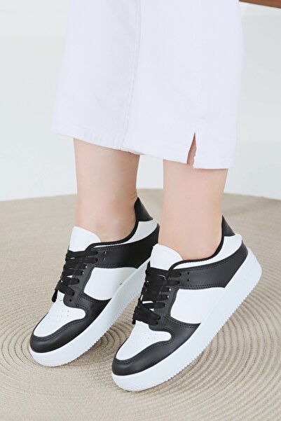 TOFİSA Дамски черно-бели спортни обувки AIR - 27477