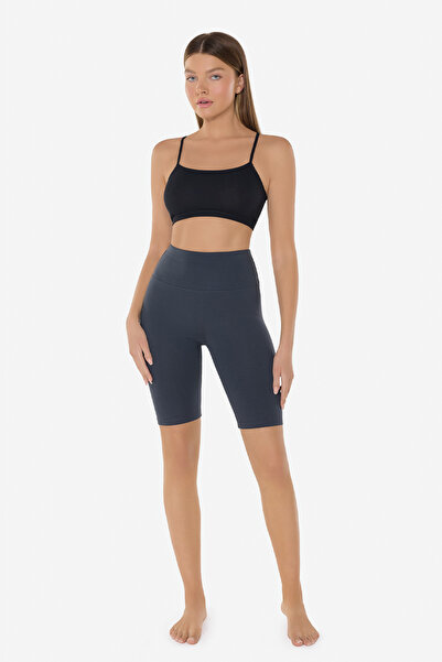 Malabadi Leggings pentru femei din bumbac pieptănat afumat modal cu talie îna...