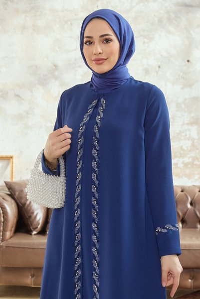 VAVİNOR Rochie de seară Lara mărime mare - Indigo