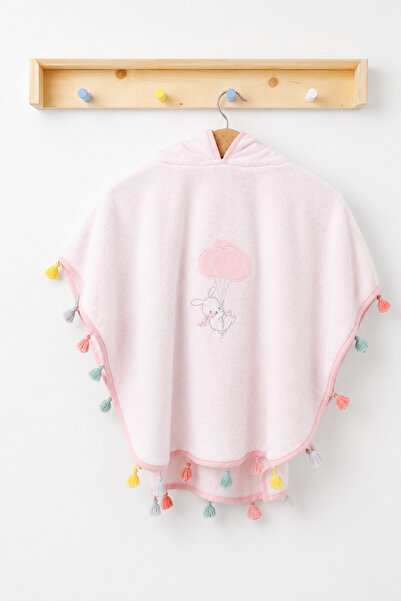 l l louIou baby gifts Rubby Bebek&Çocuk Bambu Kapüşonlu Panço Havlu - Süper E...