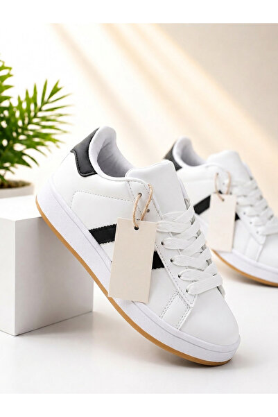 Unisex Günlük Sneaker Spor Ayakkabı – Bağcıklı Cmps Rahat Casual Tasarım