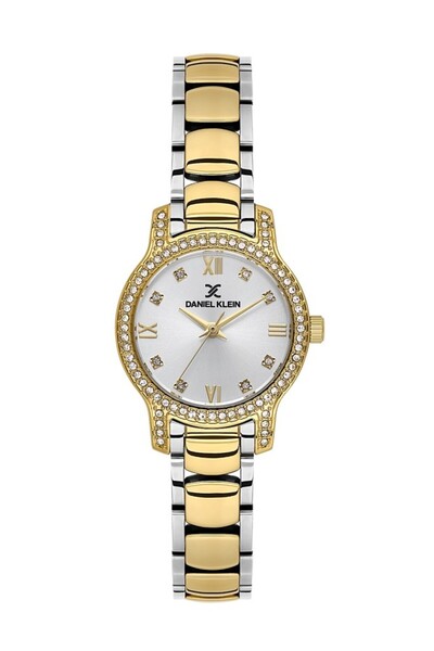 Daniel Klein Dk.1.14118-4 Stoned Design 3 Atm Water Resistant Metallic-Gold C...