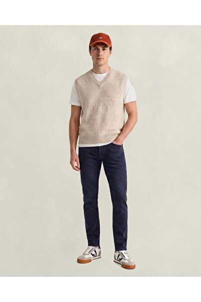 Gant Erkek Lacivert Extra Slim Fit Jean Pantolon