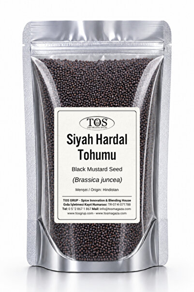 TOS The Organic Spices Siyah Hardal Tohumu 50 gr (1. KALİTE) Brassica Juncea ...