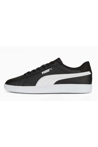 Puma Smash V3 L 390987-04 Erkek Spor Ayakkabı SİYAH-BEYAZ