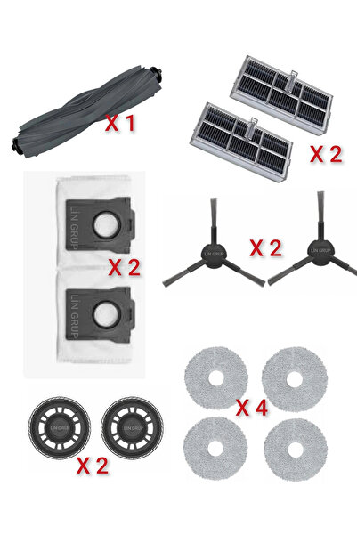 LİN GRUP Kit de piese de schimb compatibile cu aspiratorul robot Dream D20 ul...