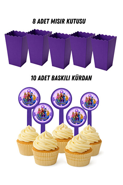 HAPPYLOOPPARTY Manifest Manifest Kız Grubu Doğum Günü Mısır Kutusu Baskılı Kü...
