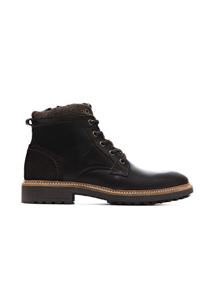 John May Men's Boots 1103/Gl 015 Wk-John May Lth+Suede+Newsplit Brown