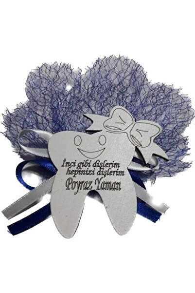 GÜVEN Wooden Tooth Wheat Baby Gift Magnet 10 Pieces