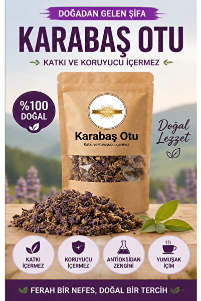 İLMİ ŞİFA Karabaş Otu (Karabaş – Lavandula Stoechas) Kurutulmuş Doğal Bitki Ç...