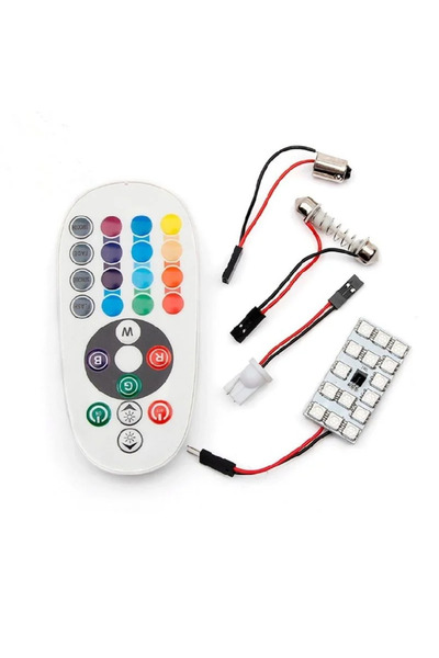 Drs Tuning Tavan Lambası 18 Smd Rgb Led 16 Renk Animasyon 12V/Latv104