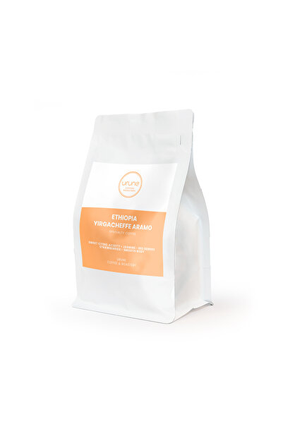 URUNE COFFEE ROASTERY Specialitate boabe de cafea proaspăt prăjite, Urune Etiopia Yirgacheffe Aramo, grad 1, 250 g