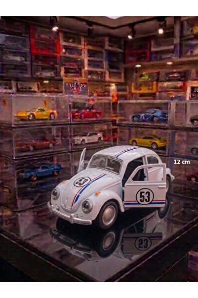 OYUNCAKSAHİLİ Volkswagen Bettle Herbie 53 Klasik Nostaljı Vosvos Araba Diecas...