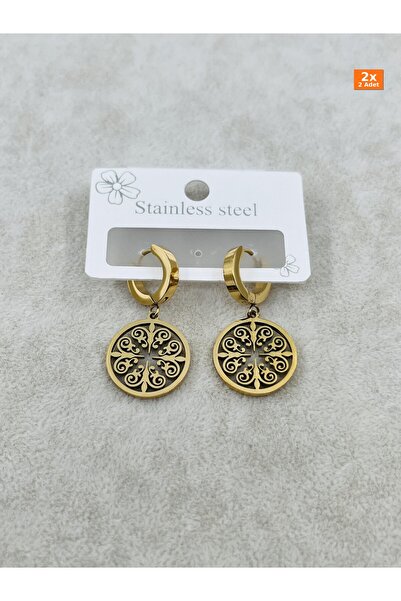 Bozhi Steel Earrings Gold Elegant Gift