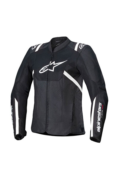 Alpinestars Stella T-SPS Air V2 Korumalı Kadın Motosiklet Montu Siyah Beyaz