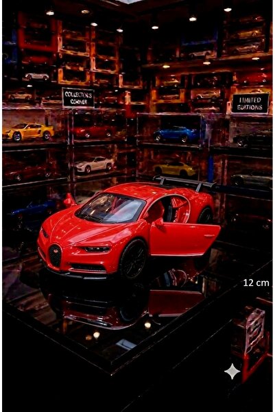 OYUNCAKSAHİLİ Bugatti Veyron Diecast 1:36 Model Çekbırak Metal Araba Kapı Mot...