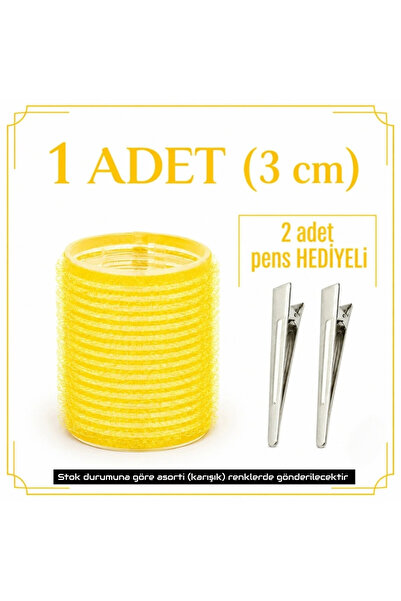 irtihal 1 adet cırtlı bigudi, 2 adet pens hediyeli