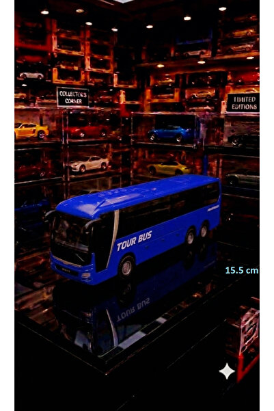 OYUNCAKSAHİLİ METAL YOLCU OTOBÜSÜ KIRILMAZ 1 ADET DIECAST KOLEKSİYON MODEL OTOBÜS ÇEKBIRAK 15.5CM KARIŞIK RENK