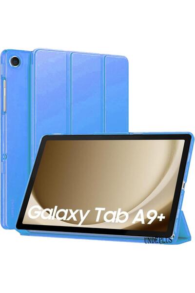 UnDePlus Galaxy Tab A9 Plus X210 X216 X218 Uyumlu Kılıf Pu Deri Smart Standlı...