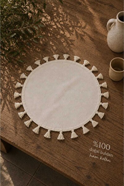 Deko Dekor Fırfırlı Keten Buldan Supla 1 Adet 35x35