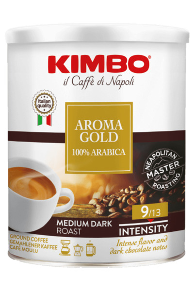 Kimbo Aroma Gold 100% Arabica Filtre Kahve Teneke Kutu (250 Gr)