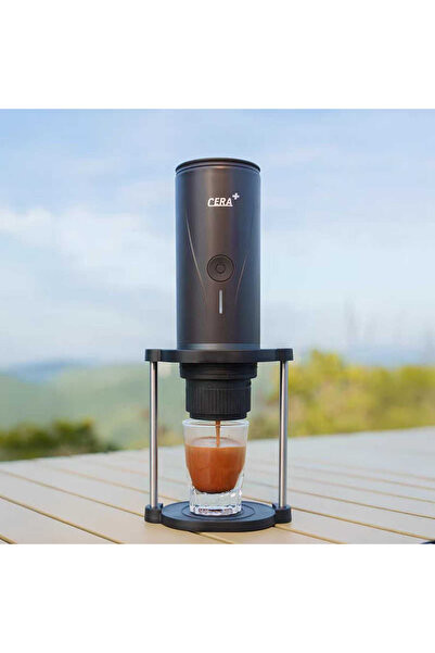 FAMIFY Suport portabil pentru aparat de espresso portabil, detașabil, din oțe...