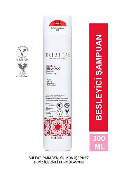 Halalles Nourishing Shampoo Containing Vitamin Biotin and Amino Acid for Dry ...