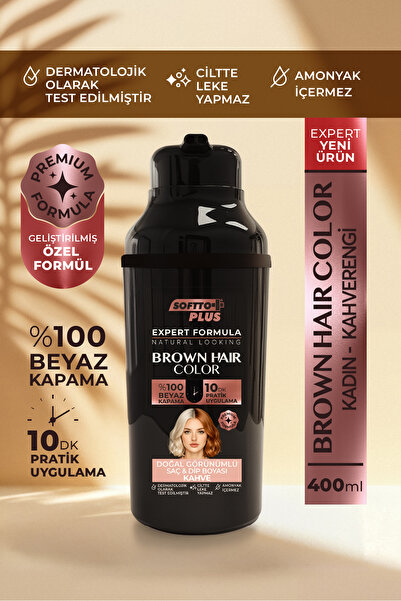 Softto Plus Expert Women Brown Hair Color – Kahverengi / Geliştirilmiş Formül...