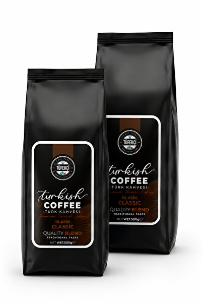 By Tüfekçi Turkish Coffee 2 X 500 Gr – Roasted on Wood Fire, 100% Arabica, To...