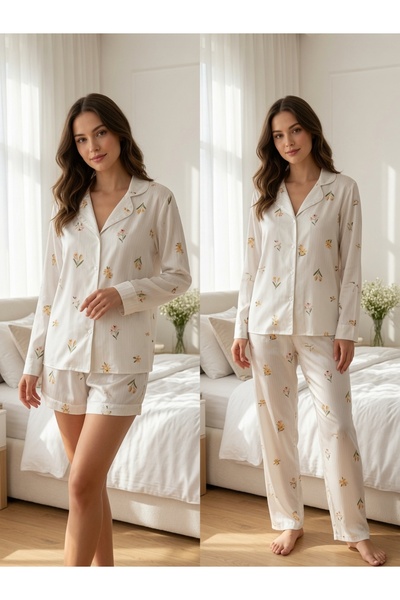 MH Moony Homewears 3'lü Penye Senna Pijama Takımı