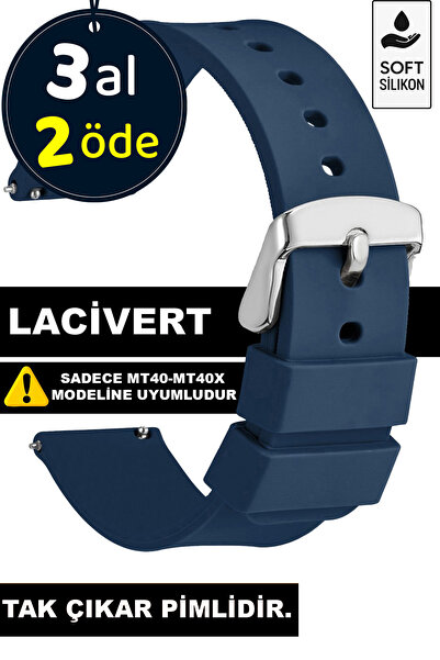 Trendburada Tcl Mt40-Mt40X Watch Compatible Silicone Watch Band Strap Mt40