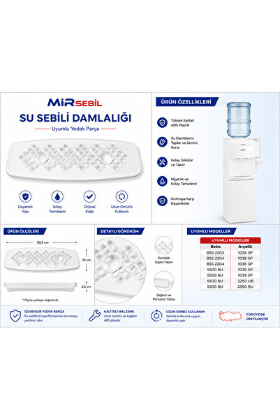 Beko 2203-2204 Uyumlu Su Sebili Damlalık